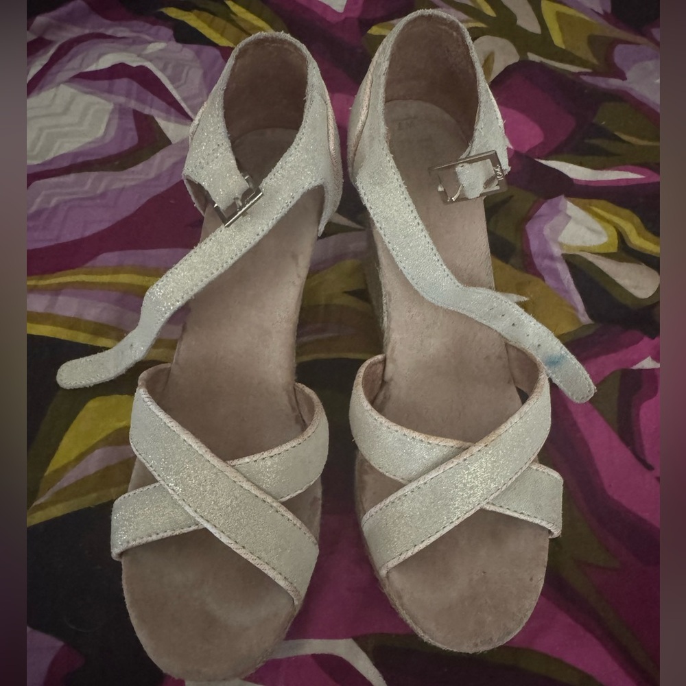 Cream Women's wedge Sandals